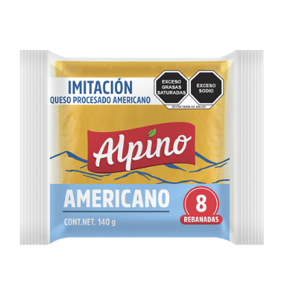 Imagen de QUESO AMERICANO ALPINO 140 G