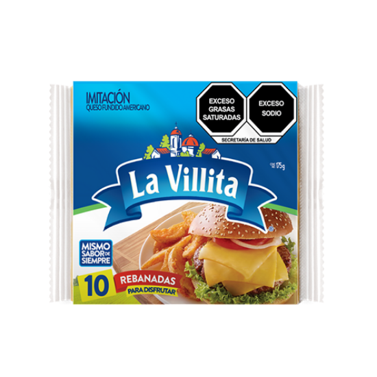 Imagen de QUESO AMERICANO LA VILLITA 175 G