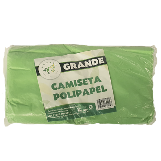 Imagen de BOLSA CAMISETA GRANDE 30 X 60 CM 1 KG