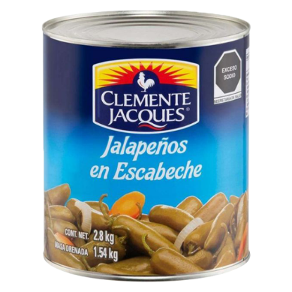Imagen de CHILE JALAPEÑO ENTERO CLEMENTE JACQUES 2.8 KG