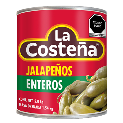Imagen de CHILE JALAPEÑO ENTERO LA COSTEÑA 3 KG