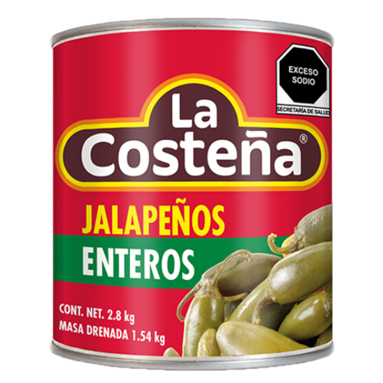 Imagen de CHILE JALAPEÑO ENTERO LA COSTEÑA 3 KG