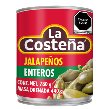Imagen de CHILE JALAPEÑO ENTERO LA COSTEÑA 780 G