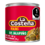Imagen de CHILE JALAPEÑO RAJAS LA COSTEÑA 105 G