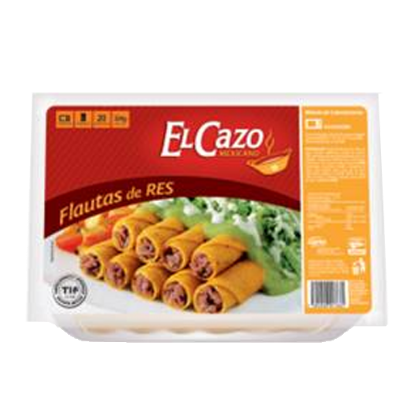 Imagen de FLAUTAS EL CAZO RES C/20 PZAS.