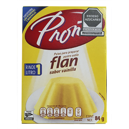Imagen de FLAN PRONTO VAINLLA 84G
