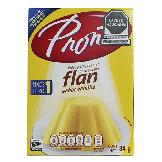 Imagen de FLAN PRONTO VAINLLA 84G