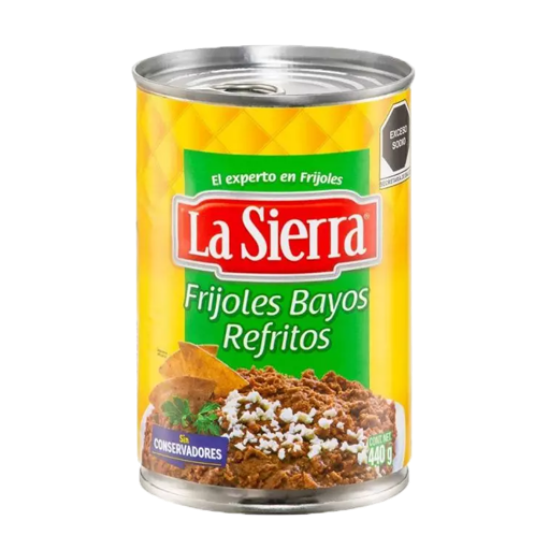 Imagen de FRIJOLES REFITOS LA SIERRA 440 G