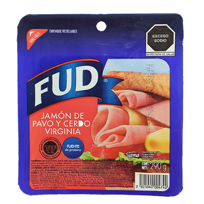 Imagen de JAMON VIRGINIA FUD 290 G