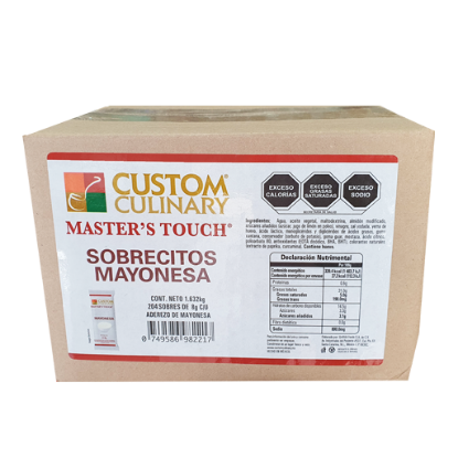 Imagen de MAYONESA ZAFRAN CAJA 208 SOBRES