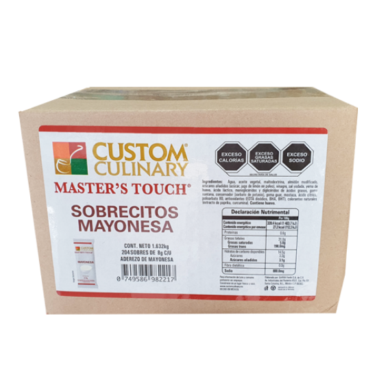 Imagen de MAYONESA ZAFRAN CAJA 208 SOBRES