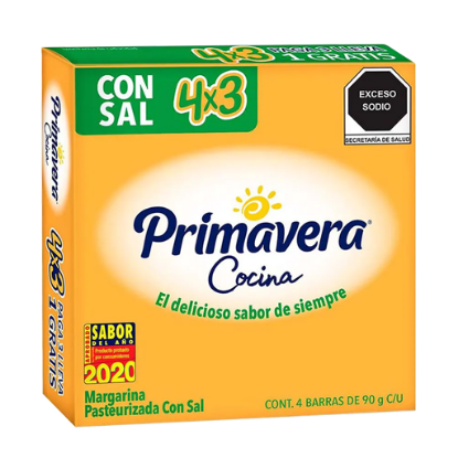 Imagen de MARGARINA PRIMAVERA CON SAL C/4 BARRAS