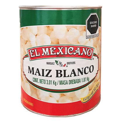 Imagen de MAIZ POZOLERO EL MEXICANO 3 KG