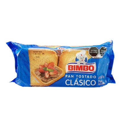Imagen de PAN TOSTADO BIMBO
