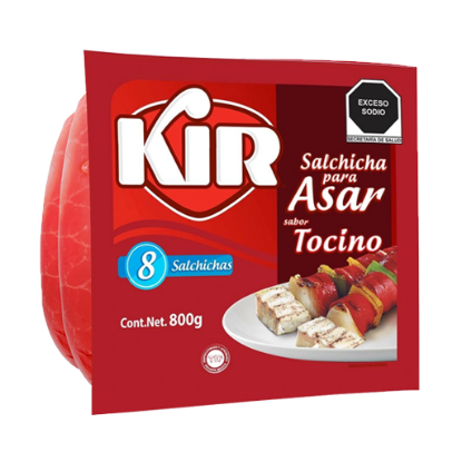 Imagen de SALCHICHA ASAR KIR TOCINO 800 G