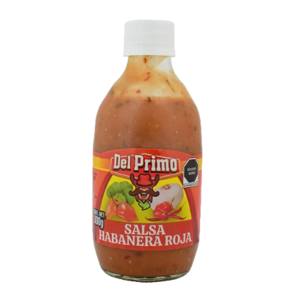 Imagen de SALSA DEL PRIMO HABANERO ROJA 300 G
