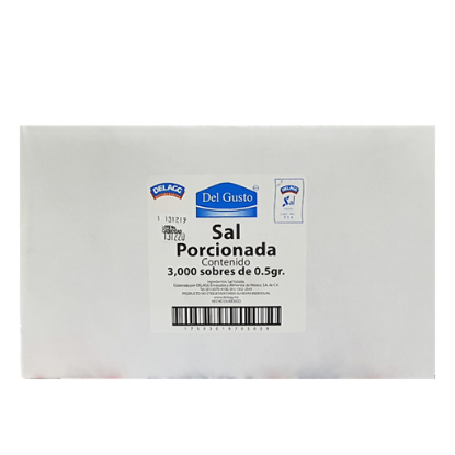 Imagen de SAL SOBRE DELAGG CAJA C/3000 PZAS.