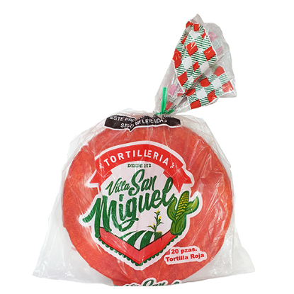 Imagen de TORTILLA ROJA PARA ENCHILDA SAN MIGUEL 20PZ