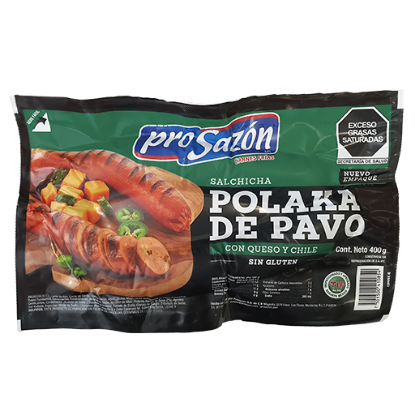 Imagen de SALCHICHA POLAKA QUESO Y JALAPEÑO  400 G