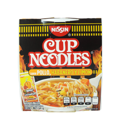 Imagen de SOPA NISSIN POLLO HABANERO CJA C/12 PZAS.