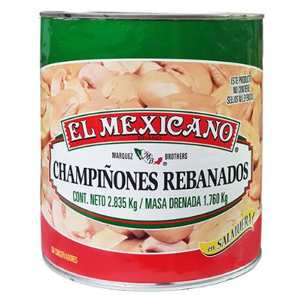 Imagen de CHAMPIÑON REBANADO EL MEXICANO  2.835 KG