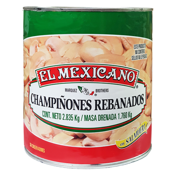 Imagen de CHAMPIÑON REBANADO EL MEXICANO  2.835 KG