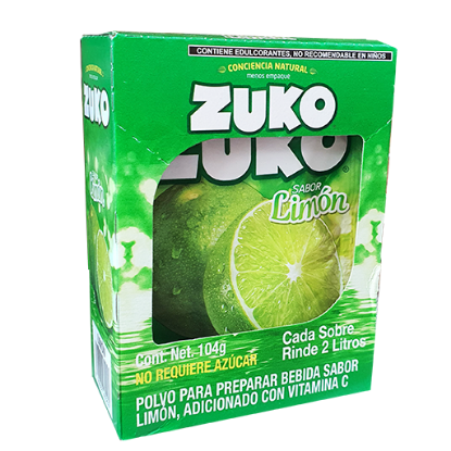 Imagen de BEBIDA ZUKO LIMON 13 G