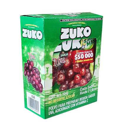 Imagen de BEBIDA ZUKO UVA 13 G
