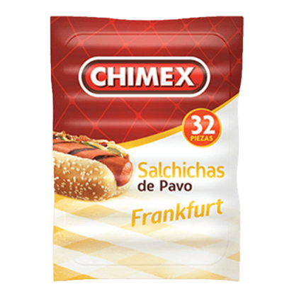Imagen de SALCHICHA FRANKFURT PAVO CHIMEX GRANEL