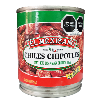 Imagen de CHILE CHIPOTLE EL MEXICANO  215G