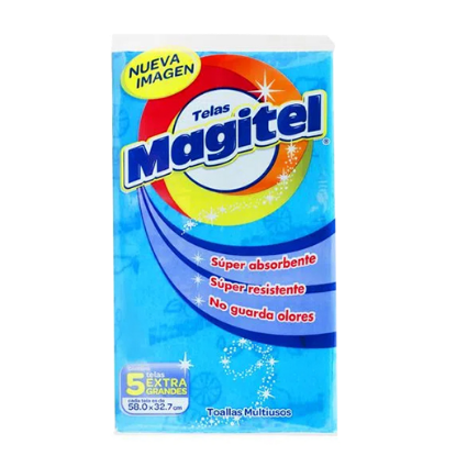 Imagen de TELA MULTIUSOS MAGITEL C/5 PZAS.