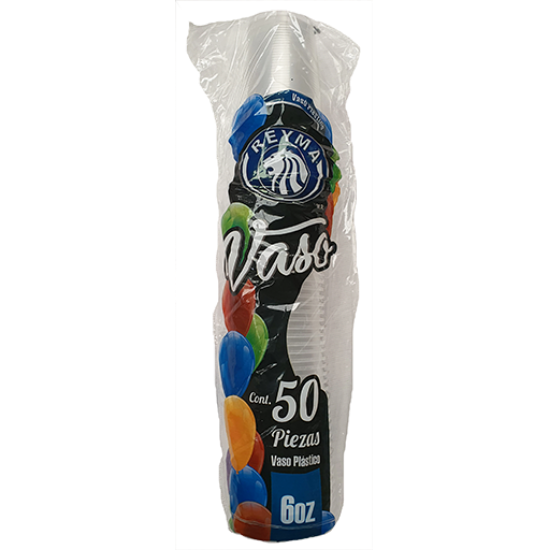 Imagen de VASO PLASTICO REYMA 6  C/50 PZAS.