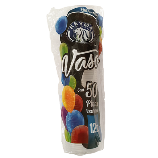 Imagen de VASO PLASTICO REYMA 12 OZ  C/50 PZAS.