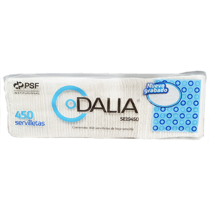 Imagen de SERVILLETA BLANCA DALIA 450 PZAS.