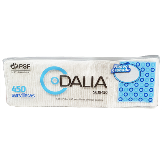 Imagen de SERVILLETA BLANCA DALIA 450 PZAS.