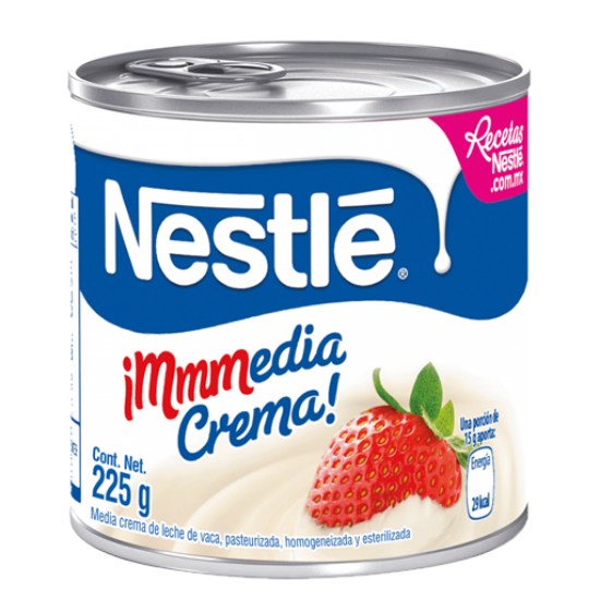 Imagen de MEDIA CREMA NESTLE 225 G