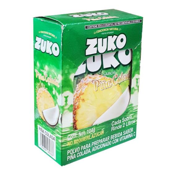 Imagen de BEBIDA ZUKO PIÑA COLADA 15 G
