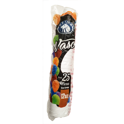 Imagen de VASO TERMICO REYMA 12 OZ C/25 PZAS.