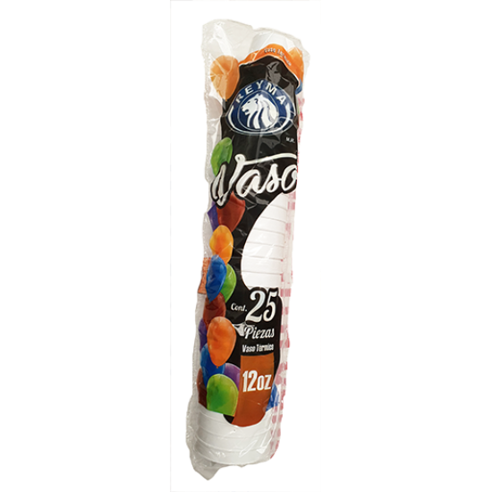 Imagen de VASO TERMICO REYMA 12 OZ C/25 PZAS.