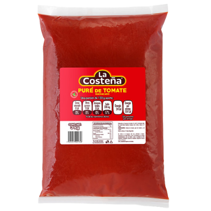 Imagen de PURE DE TOMATE LA COSTEÑA BOLSA 3 KG
