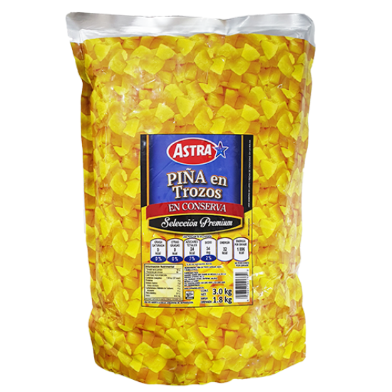 Imagen de PIÑA TROZO ASTRA POUCH 3K KG