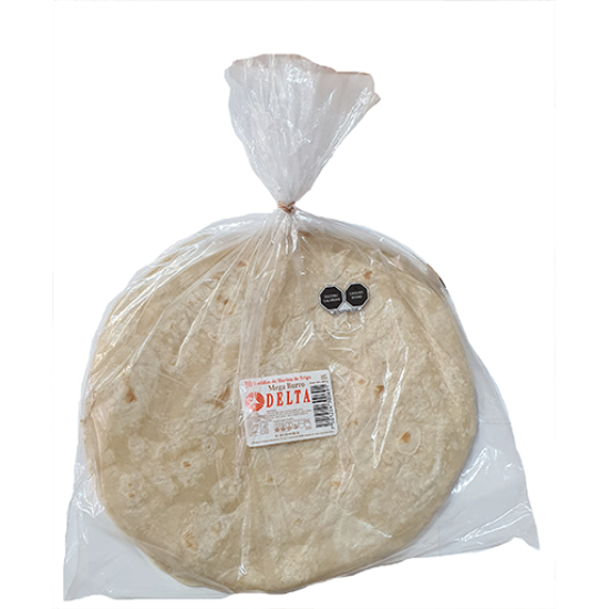 Imagen de TORTILLA DE HARINA BURRITO MEGA DELTA 10 PZAS.