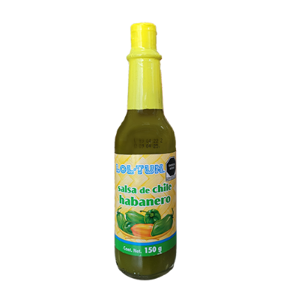 Imagen de SALSA LOL-TUN HABANERO VERDE 150 G