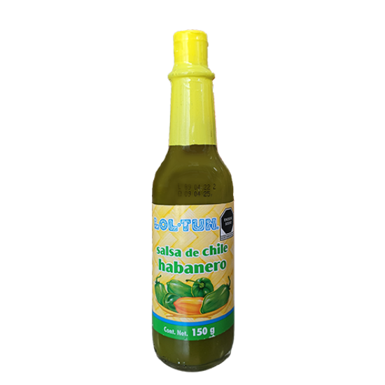 Imagen de SALSA LOL-TUN HABANERO VERDE 150 G