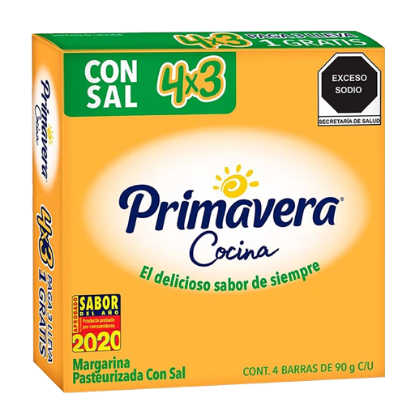 Imagen de MARGARINA PRIMAVERA CON SAL 4 X 3