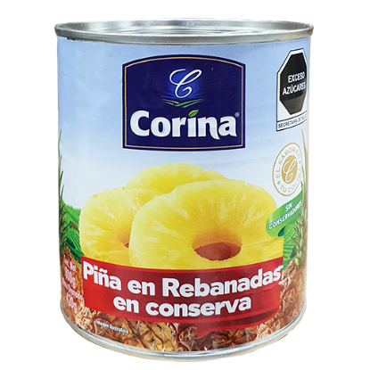 Imagen de PIÑA REBANADA CORINA 800 G