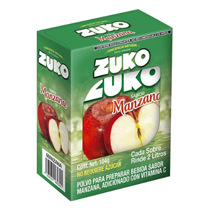 Imagen de BEBIDA ZUKO MANZANA 15 G