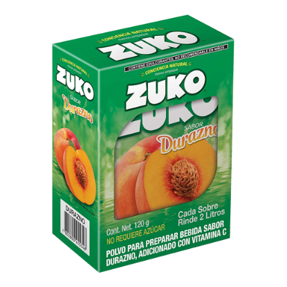 Imagen de BEBIDA ZUKO DURAZNO 15 G