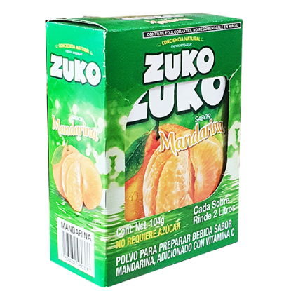 Imagen de BEBIDA ZUKO MANDARINA 15 G