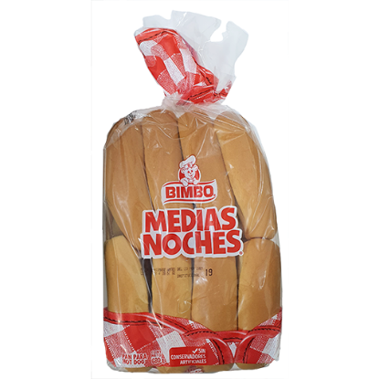 Imagen de MEDIAS NOCHES BIMBO C/16 PZAS.